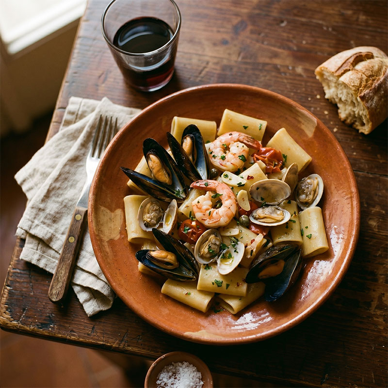 Paccheri allo scoglio